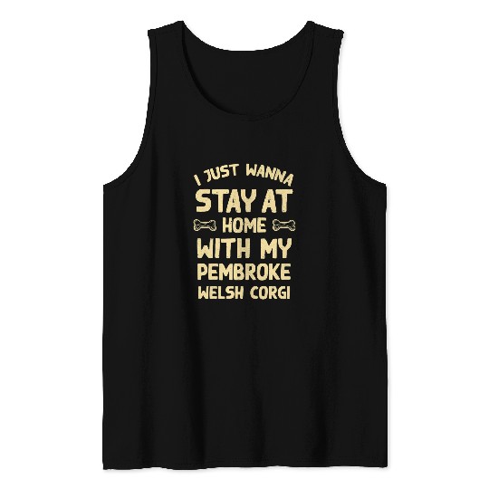 Anatolian Shepherd Pet Stay homes with My Anatolian Shepherd Funny Dog Dad Humor Tank Tops