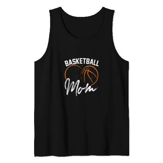 Sport Basketball Mom Game Day Vibes Basket Hoop Mothers Day Women 2 8 Tank Tops