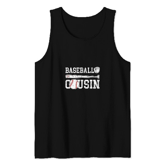 Sport Baseball Cousin Baseball Player Cousin Tank Tops
