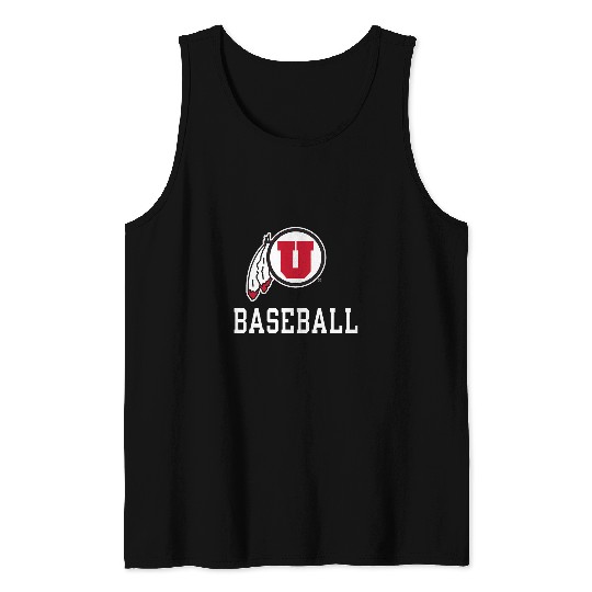 Sport Baseball Utah Utes Baseball Icon Officially Licensed Tank Tops