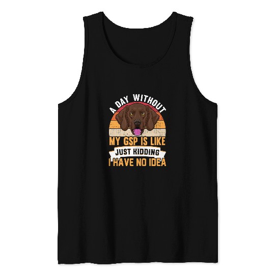 German Shorthaired Pet Apparel GSP Dog Lovers 2 Tank Tops