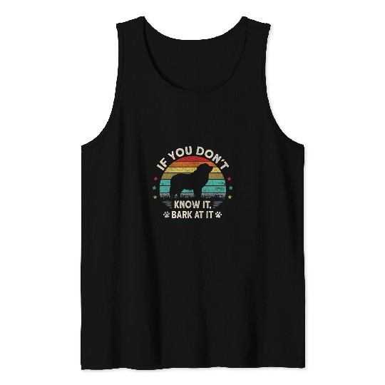 Pyrenees Pet Mountain Bark At It Big Dog Breed Great Tank Tops