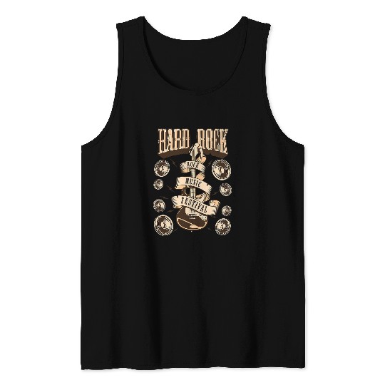 Funny Guitar Rock Music Festival Rock Band Guitar Electric Guitar Rock Guitarist Tank Tops