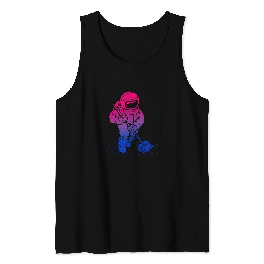 Cleaner Bisexuality Bisexual Pride LGBTQ Astronaut Bisexual Tank Tops