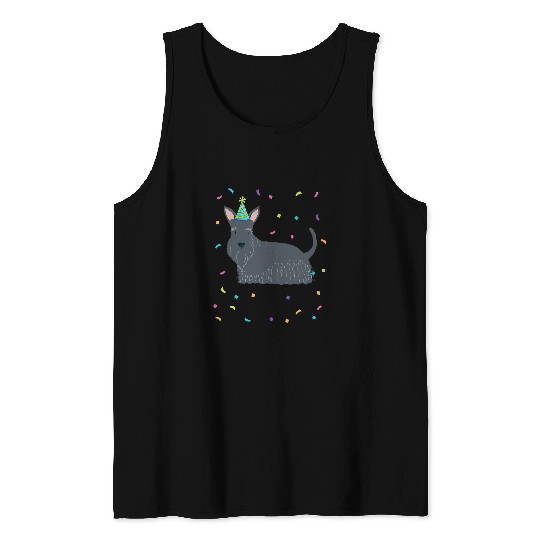 Scottish Terrier Pet Birthday Gifts Scottie Dog Tee Tank Tops
