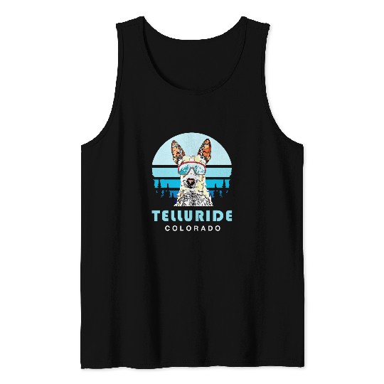 Portuguese Pet Pequeno Telluride Colorado Tank Tops