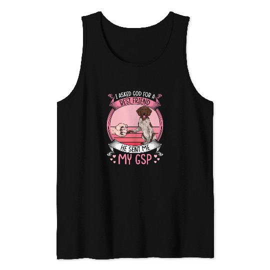 German Shorthaired Pet Apparel GSP Dog Lovers for Women Tank Tops