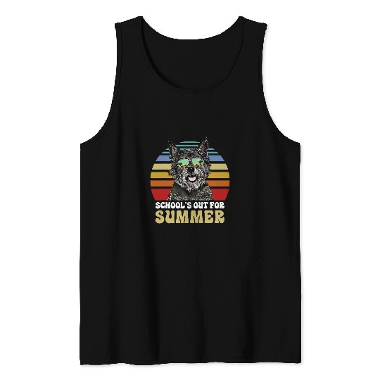 Cairn Terrier Pet Schools Out for Summer Cairn Terrier Dog Teacher Tank Tops