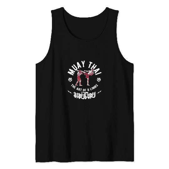 Sport Muay Thai gift Fight Club Mens Art of 8 limbs MMA Fighter Tank Tops