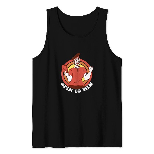 Sport Ping Pong Spin To Win Table Tennis Player Outfit Tank Tops