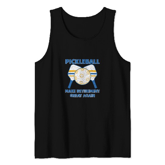 Sport Pickleball Funny Retirement Pickleball Apparel Pickle Ball 21 Tank Tops