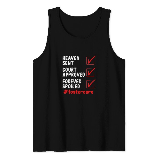 foster care adpotion family love foster mom foster dad Tank Tops