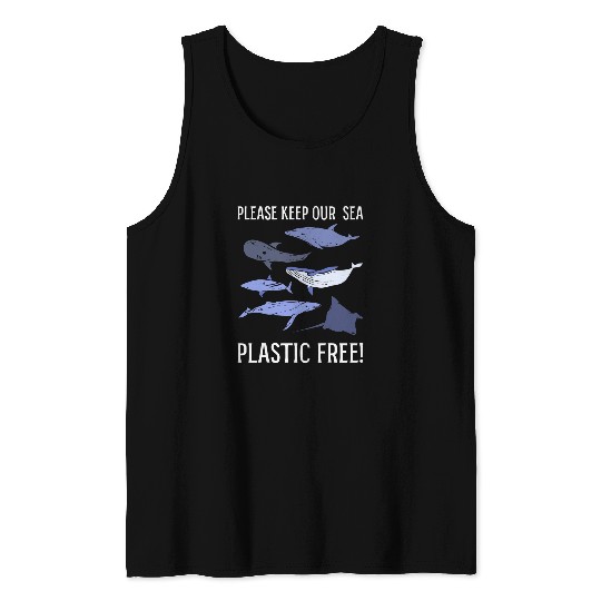 Save Ocean And Marine Life Conservation Biologist Tank Tops