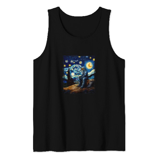 Astronaut Planet Solar System Boys Girls Funny Space Suit 5 Tank Tops