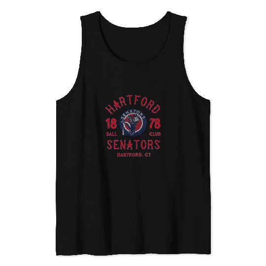 Sport Baseball vintages Hartford Connecticut Senators Baseball Team Tank Tops