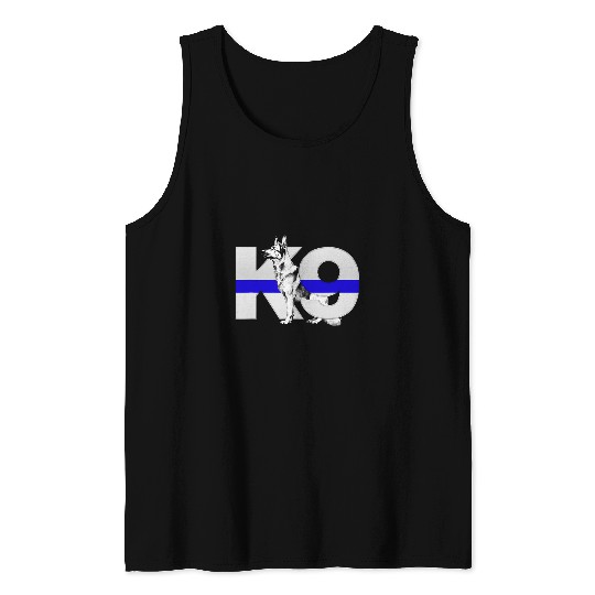K9 Pet Support the Police and their K9 Partners Tank Tops