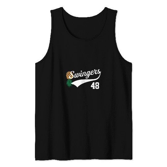 Sport Baseball Swingers Upside Down pineapples Cruise Ship Baseball 48 Tank Tops