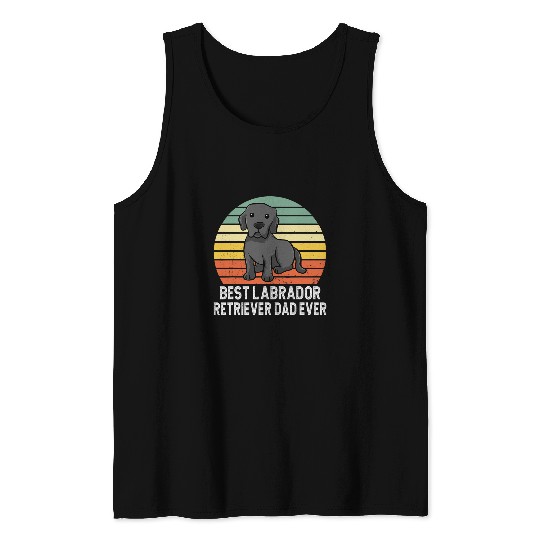 Labrador Pet bests Labrador Retriever Dad Ever Funny Dad Labrador Dog Papa Tank Tops