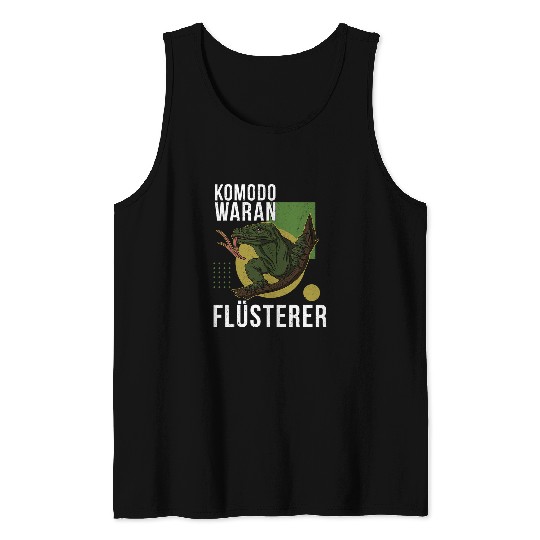 Lizard reptile indonesia endemic varanus zookeeper biologist 3 Tank Tops