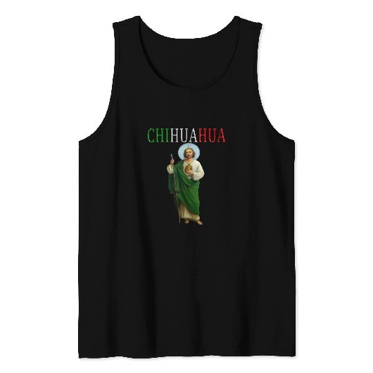 Chihuahua Pet san Judas tadeo chihuahua camisa mexican mexico Tank Tops