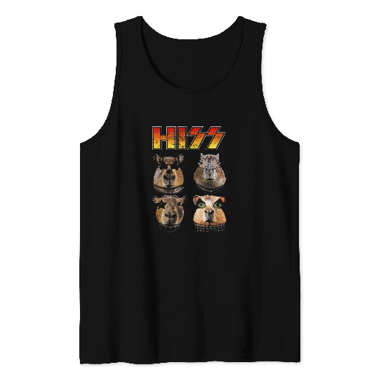 capybaras Mammal Hiss capybaras Animals Lover Cute Kawai Classic Art Tank Tops