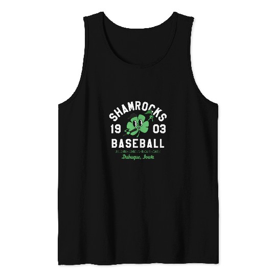 Sport Baseball vintages Dubuque Iowa Shamrocks Defunct Historical Tank Tops