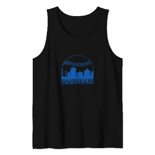 Sport Baseball vintages Durham NC Cityscape Tank Tops