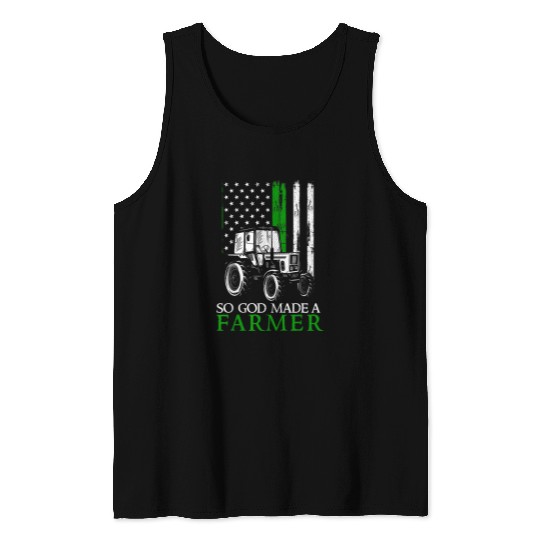 So God Made A Farmer Farming Farmer 21 Tank Tops