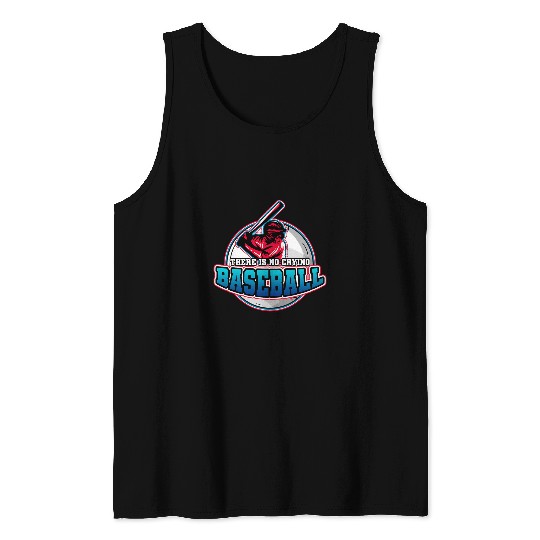 Sport Baseball There Is No Crying In Baseball 1 Tank Tops