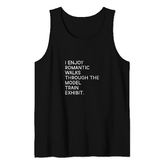 Funny Dad 2Handyman model train exhibit Tank Tops