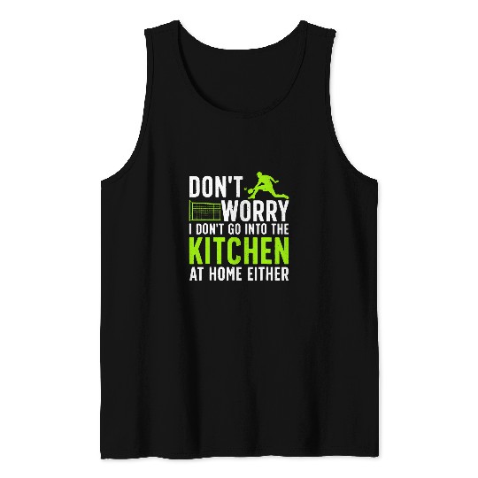 Sport Pickleball Art Kitchen Pickle Ball Player Tank Tops