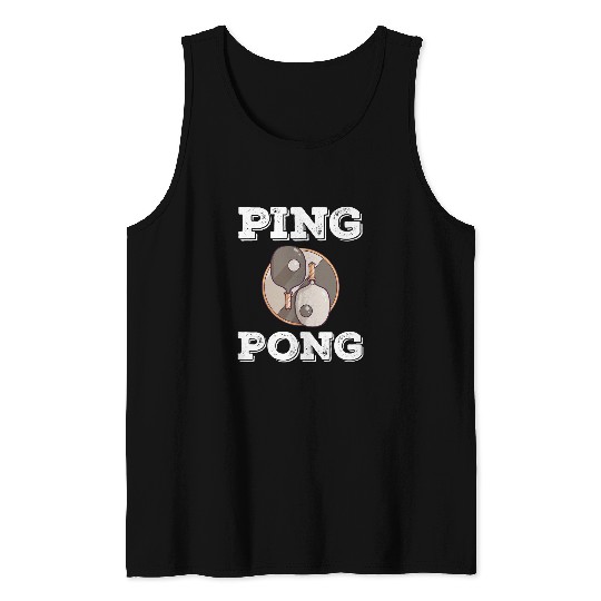 Sport Ping Pong Tabletennis PingPong Yin Yang Ying 1 Tank Tops