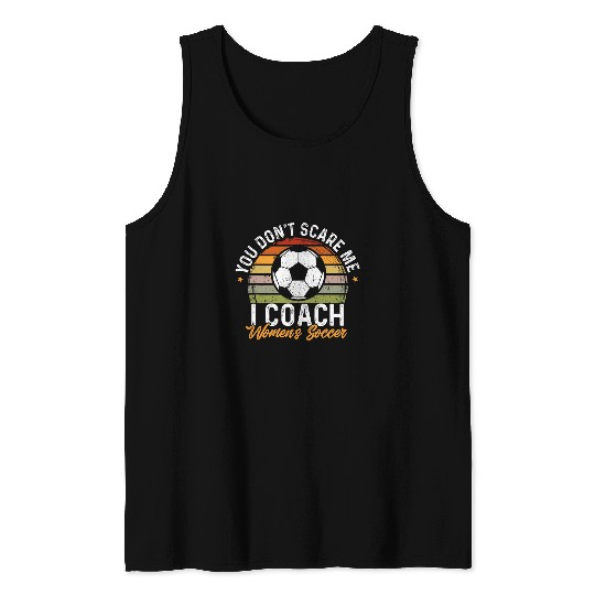 Sport Soccer Funny Soccer Lover Graphic for Women and Men Soccer Coach Tank Tops