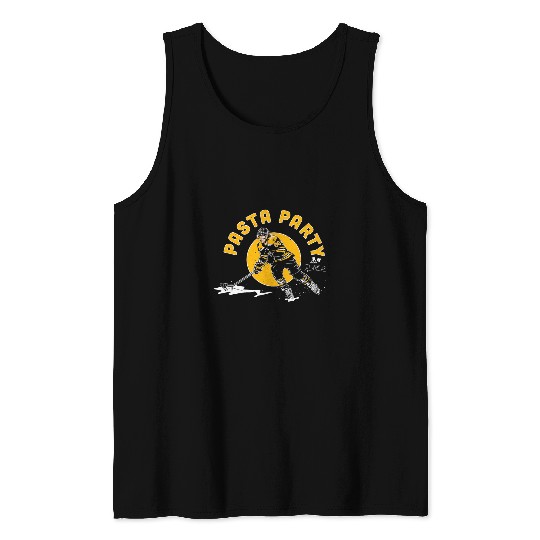 Sport Hockey Pasta Party David Pastrnak Boston Hockey Tank Tops