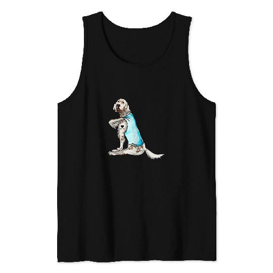English Setter Pet englishsetter dog i love mom tattoo englishsetter Tank Tops