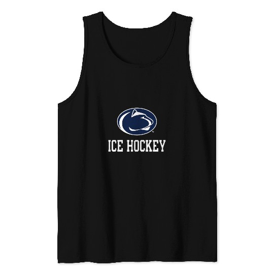 Sport Hockey Penn State Nittany Lions Ice Hockey Icon Officially Licensed Tank Tops