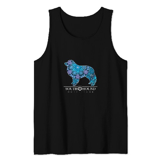 Pyrenees Pet Bohemian Snowflake Pattern Tank Tops