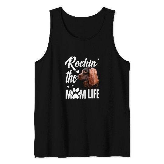 Boykin Spaniel Pet Dogs 365 Rockin The Boykin Spaniel Mom Life Tank Tops