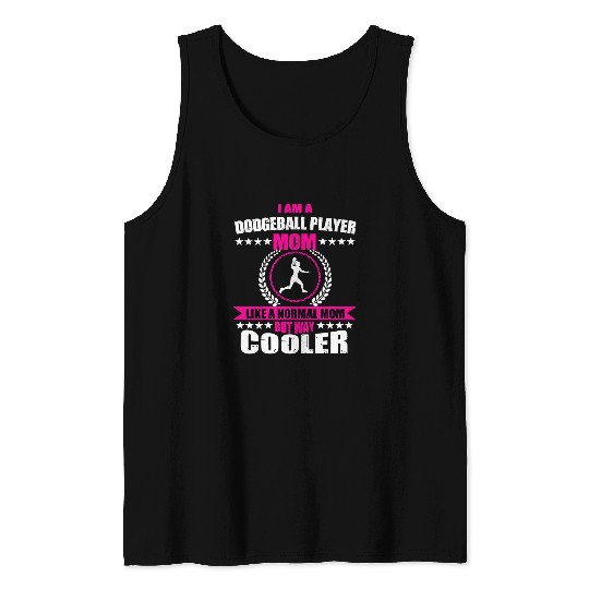 Sport Dodgeball Mom Apparel dodges Ball For Women Tank Tops
