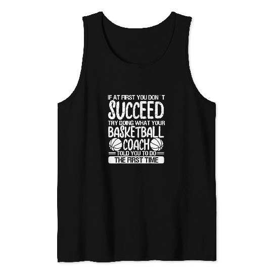 Basketball Coach Tank Tops