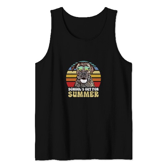 Boerboel Pet Teacher Job Schools Out for Summer Boerboel Dog Teacher 244 Tank Tops