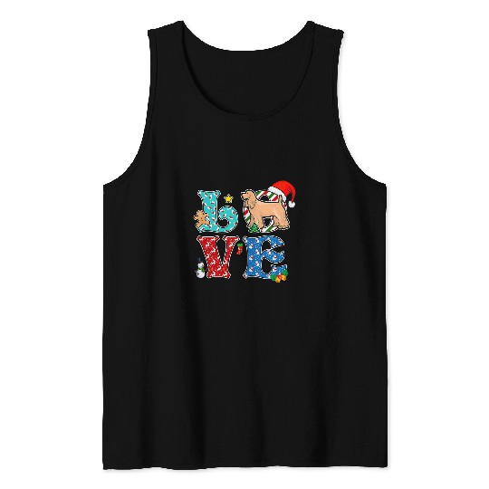 Boykin Spaniel Pet I Love Dog Boykin Spaniel Christmas Tank Tops