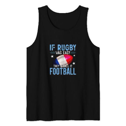 Sport Rugby Funny France Rugby Sports Player Lover French Fan 1 Tank Tops