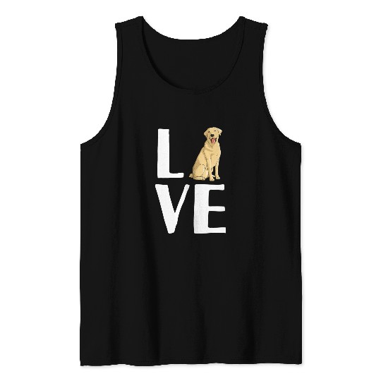 Labrador Pet Cool Labrador For Men Women Yellow Lab Dog Lab Retriever Tank Tops
