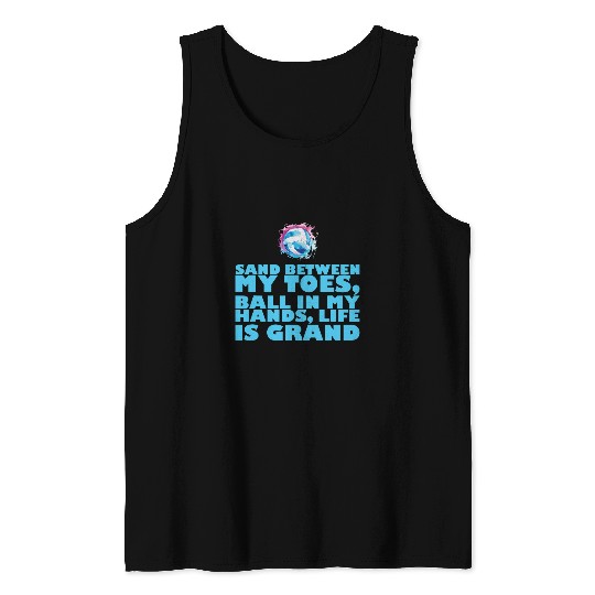 Discover Sport Volleyball Player Coachs Training Game Beach Volleyball 1 6 Tank Tops