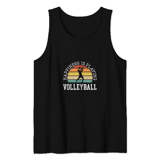 Discover Sport Volleyball Player Coachs Spiker Setter Volley Sport Tank Tops