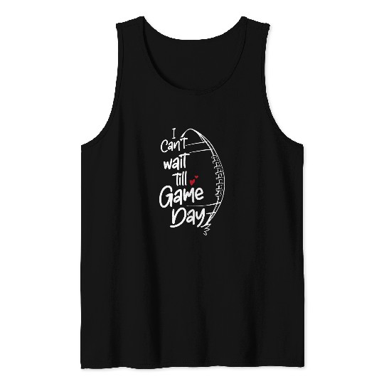 Sport American Football Sunday Game Day Sport Player Tank Tops
