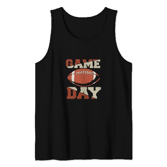 Sport American Football Sunday Football Game Day Tank Tops
