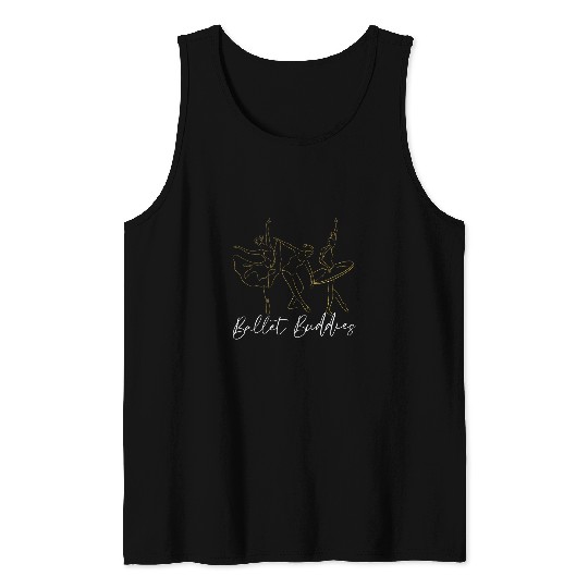Ballet Dancer Dance Girl Ballerina Friends Besties Ballet Tank Tops