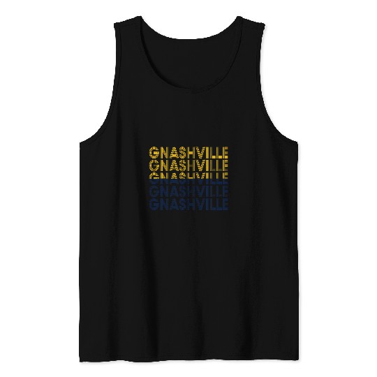 Sport Hockey Nashville Hockey Nashville Music City Gnashville Tank Tops